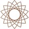 Ekena Millwork Eleanor Wood Fretwork Pierced Ceiling Medallion, Wood (Paint Grade), 38"OD x 14 5/8"ID x 3/8"T CMWP38X38X0375EAMF - alternate 4